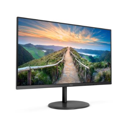 Monitor 27" AOC Q27V4EA, QHD, IPS, 75Hz, 4ms, 250cd/m2, zvučnici, crni