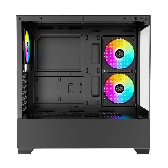 Ohišje BIT FORCE SPARK ARGB-TG3, MIDI, ATX, črno, bez napajalnika