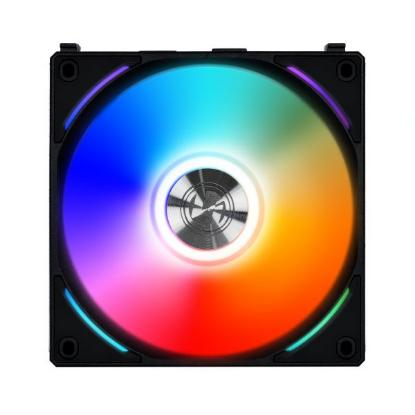 Ventilator LIAN LI Uni AL120 RGB, 120mm PWM, črni