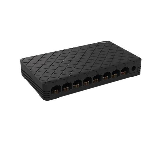 Switch RUIJIE-REYEE RG-ES08, 10/100 Mbps, 8-port, crni