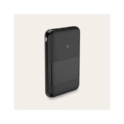 Mobilni USB punjač KSIX BXBA5000SM03, 5000 mAh, 2x USB-A, USB C, crni