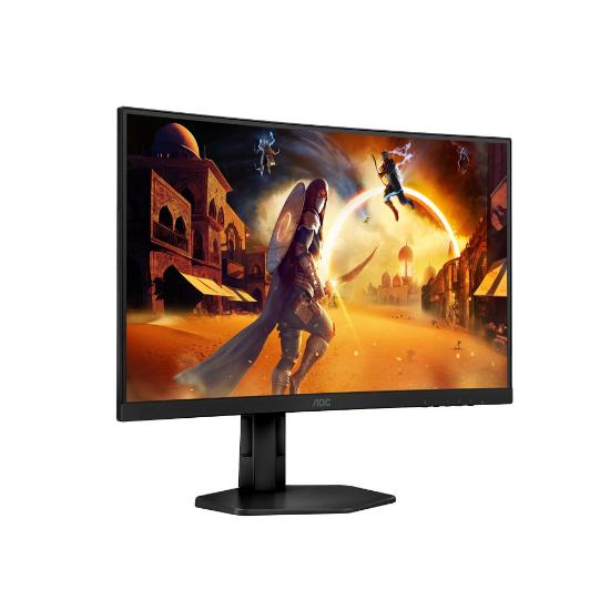 Gaming monitor 27" AOC CQ27G4X, QHD, VA, 180Hz, 1ms, 300cd/m2, FreeSync, ukrivljen, črni