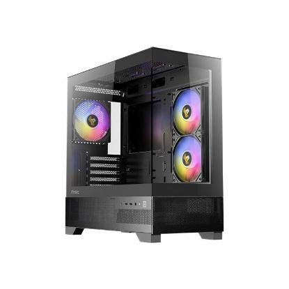 Ohišje ANTEC CX500M RGB, MINI, mATX, window, črno, bez napajalnika