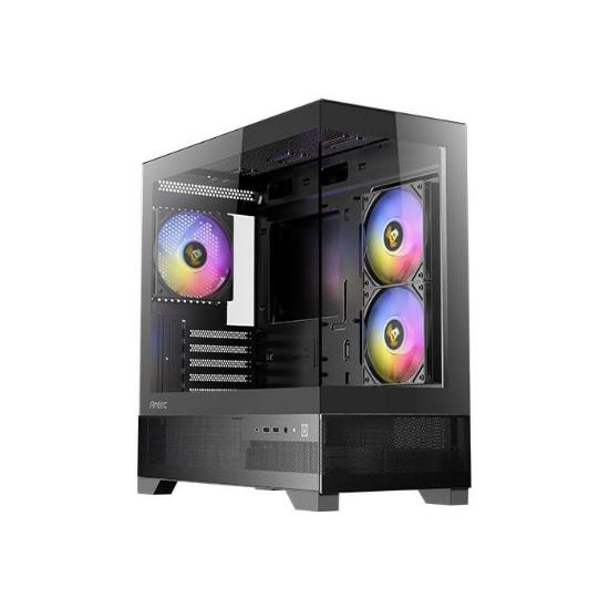 Ohišje ANTEC CX500M RGB, MINI, mATX, window, črno, bez napajalnika