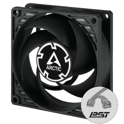 Ventilator ARCTIC P8 PWM PST, 80mm, 3000 okr/min, črni