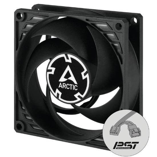 Ventilator ARCTIC P8 PWM PST, 80mm, 3000 okr/min, črni