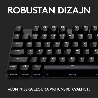 Tipkovnica LOGITECH Gaming G413 SE, mehanička, črna, USB, US layout