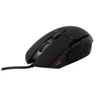 Miška BARACUDA BGM-051 Raptor, RGB, optički, 6400dpi, črni