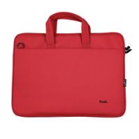 Torba za laptop TRUST Bologna Eco, Slim, 16", crvena