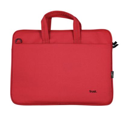 Torba za laptop TRUST Bologna Eco, Slim, 16", crvena