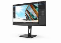 Monitor 27" AOC 27P2Q, FHD, IPS, 75Hz, 4ms, 250cd/m2, 1000:1, pivot, črni
