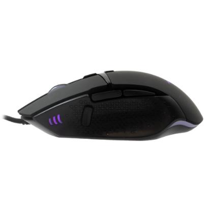 Miška BARACUDA BGM-051 Raptor, RGB, optički, 6400dpi, črni