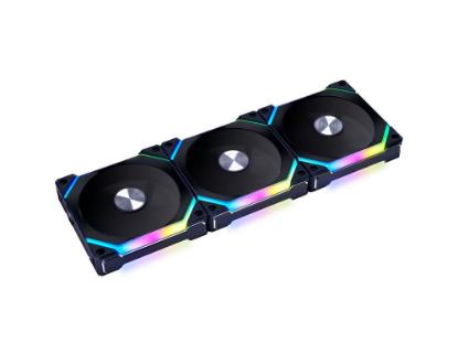 Ventilator LIAN LI Uni Fan SL120 V2 RGB PWM, 120mm, črni, 3 ventilatora, krmilnik