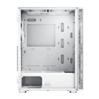 Ohišje MONTECH X3 Mesh, prozor, RGB, ATX, belo