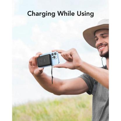 Mobilni USB punjač VEGER MagOn, 10000 mAh, magnetni, bežični, crni