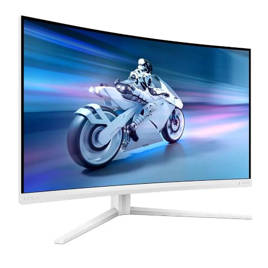 Gaming monitor 31,5" PHILIPS 32M2C5501/00, QHD, VA, 180Hz, 1ms, 300cd/m2, ukrivljen, beli