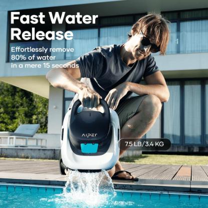 Robotski usisavač za bazene AIPER Scuba 800, bijelo-crni