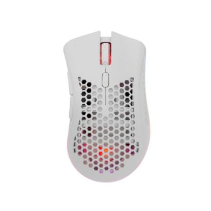 Miška WHITE SHARK Lionel, RGB, optički, bežični, 10000dpi, beli