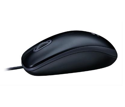 Miška LOGITECH M100, USB, črni