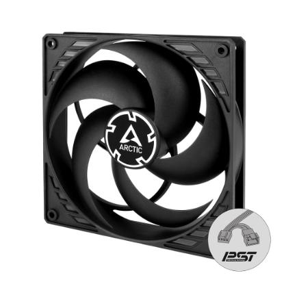 Ventilator ARCTIC P14 PWM PST, 140mm, 1700 okr/min, črni