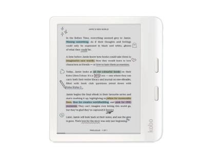 E-Book Reader KOBO Libra Colour, 7" Touch, 32GB, WiFi, bijeli