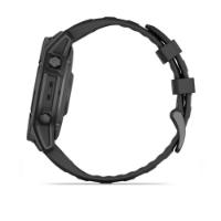 Pametni sat GARMIN Fenix E, 47mm, AMOLED, multisport, sivi/crni remen