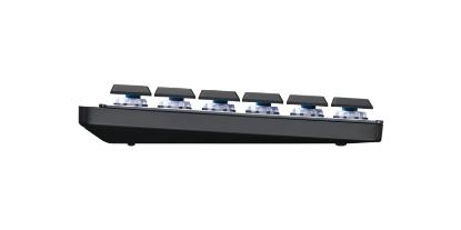 Tipkovnica LOGITECH MX Mechanical Clicky, brezžična, BT, črna