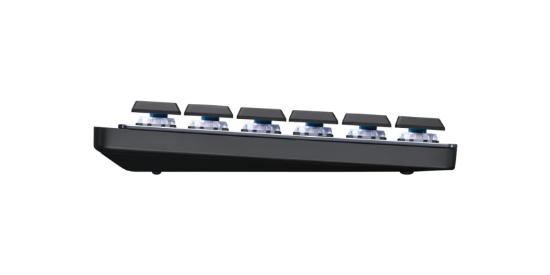 Tipkovnica LOGITECH MX Mechanical Clicky, brezžična, BT, črna