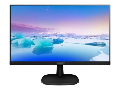 Monitor 23.8" PHILIPS 243V7QJABF, FHD, IPS, 4ms, 250cd/m2, 20.000.000:1, črni