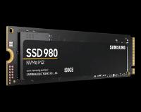 SSD 500GB SAMSUNG 980 NVMe M.2, MZ-V8V500BW, maks. do 3100/2600 MB/s