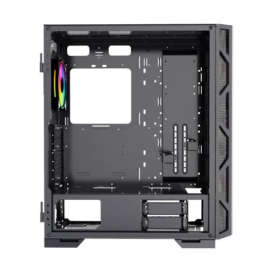 Ohišje BIT FORCE GIANT ARGB-TG4, E-ATX, RGB, črno, window, bez napajalnika