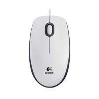 Miška LOGITECH M100, USB, beli