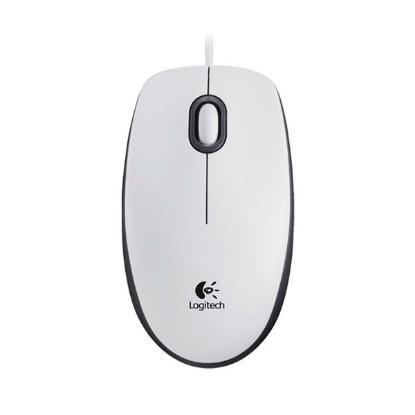 Miška LOGITECH M100, USB, beli