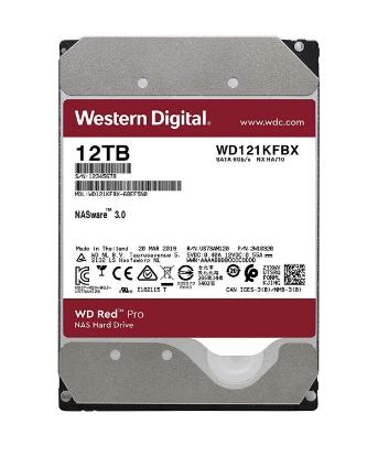 Trdi disk 12TB WESTERN DIGITAL Red Pro, WD121KFBX, SATA3, 256MB cache, 7200 okr/min, 3.5", za NAS