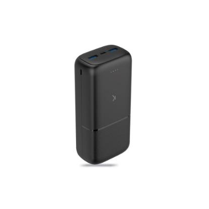 Mobilni USB punjač KSIX BXBA30000PD, 30000 mAh, PD 20W, 2xUSB-A, USB-C, crni