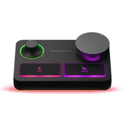Mikrofon STEELSERIES Alias Pro, XLR, stream mixer, črni