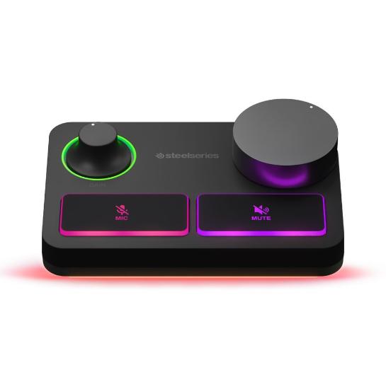 Mikrofon STEELSERIES Alias Pro, XLR, stream mixer, črni