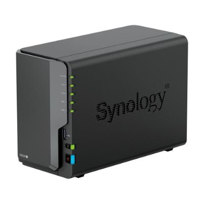 SYNOLOGY DS224+ DiskStation 2-bay NAS server, 2.5"/3.5" HDD/SSD, Wake on LAN/WAN, 2GB, G-LAN, 2x USB 3.2