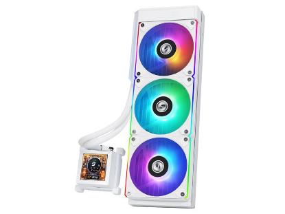 Vodno hlajenje LIAN LI HydroShift LCD 360R, ARGB, CPU hlađenje, za Intel i AMD, belo
