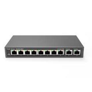 Switch RUIJIE-REYEE RG-ES110D-P, 10/100/1000 Mbps, 8xPoE, 10-port, crni