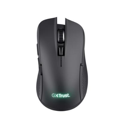 Miška TRUST GXT 923 Ybar Wireless, RGB, optički, bežični, 7200dpi, črni