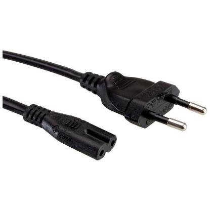 Kabel ROLINE, naponski, IEC320 C7, 3m, crni