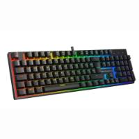 Tipkovnica EPOCH Rhea, RGB, mehanička, crveni switch, UK/HR layout, črna, USB