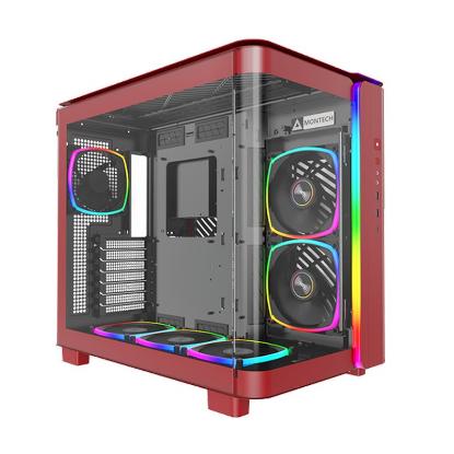 Ohišje MONTECH King 95 Pro, prozor, RGB, ATX, rdeča
