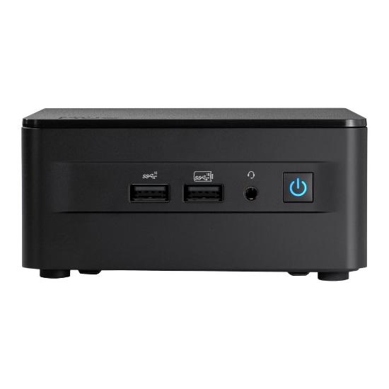 Računalo ASUS NUC 13 Pro Kit NUC13ANHi5 / Core i5 1340P, 2xSO DIMM DDR4, Intel Iris Xe Graphics, 4xUSB, M.2 22x80 NVMe, 22x42 SATA, 2.5" SATA, 2,5Gb LAN, 2xHDMI, 2xThunderbolt 4, EU kabel