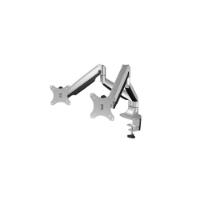 Stalak za monitor ICY BOX IB-MS504-T, stolni, do 32", za 2 monitora, srebrni