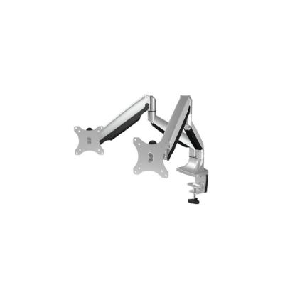 Stalak za monitor ICY BOX IB-MS504-T, stolni, do 32", za 2 monitora, srebrni
