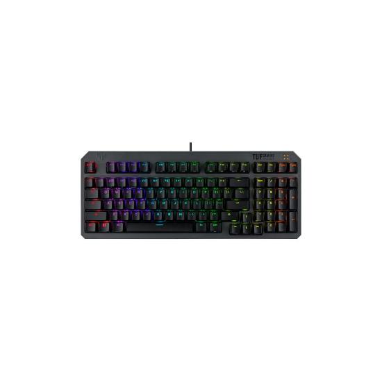 Tipkovnica ASUS TUF Gaming K3 Gen II, RGB, mehanička, optički switch, US/HR Layout, črna, USB