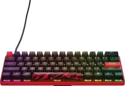Tipkovnica STEELSERIES Apex 9 Mini Faze Clan, RGB, mehanička, OptiPoint switch, US layout, USB, crveno-črna