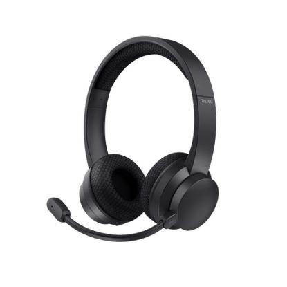 Slušalice TRUST Ayda Wireless, ENC, bežične, crne